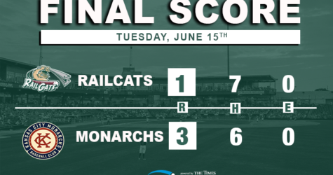 Monarchs Hold Off RailCats in Series Opener in Kansas City