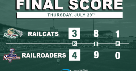 RailCats Edged in Series Finale