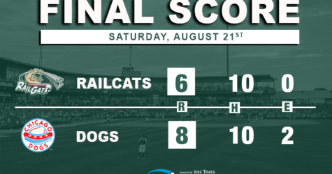 Hobson Hits 20th Bomb in 8-6 Dogs Win