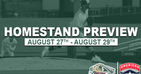 Homestand Preview: August 27th – August 29th