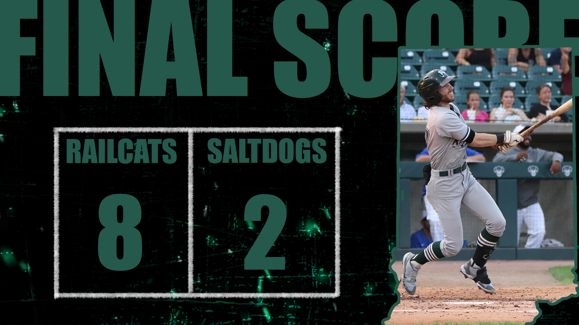 SALTDOGS SCORE FOUR RUNS IN THE 9TH FOR THEIR EIGHTH WALK-OFF WIN