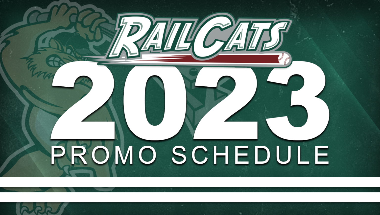 RailCats Announce 2023 Promotional Schedule