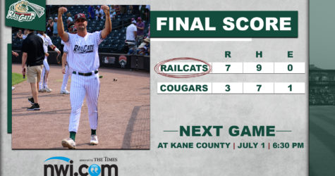 RailCats Rush Past Cougars Late, Grab Win in 2,000th Game