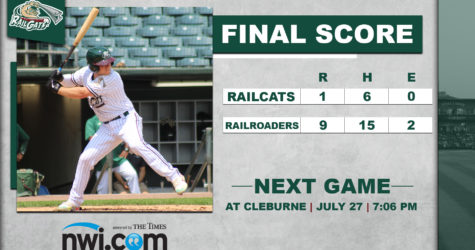Railroaders Offense Races Past RailCats to Even Series