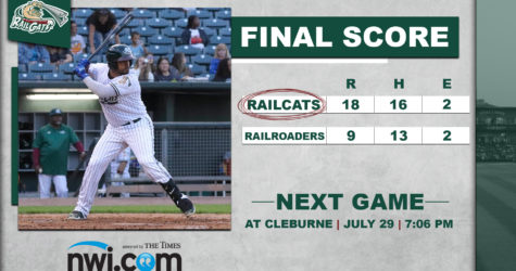 RailCats Offense Explodes, Blows Out Railroaders