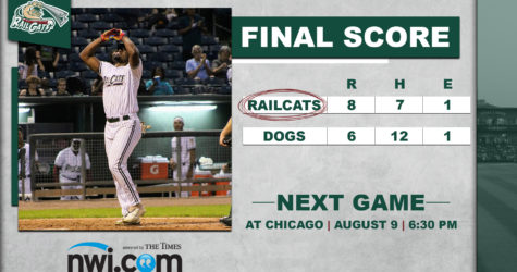Grand Slam Early, Bullpen Late Pushes RailCats Over Dogs