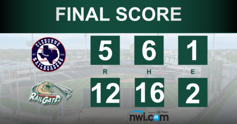 RailCats Offense Puts on Clinic, Cruise to 12-5 Win