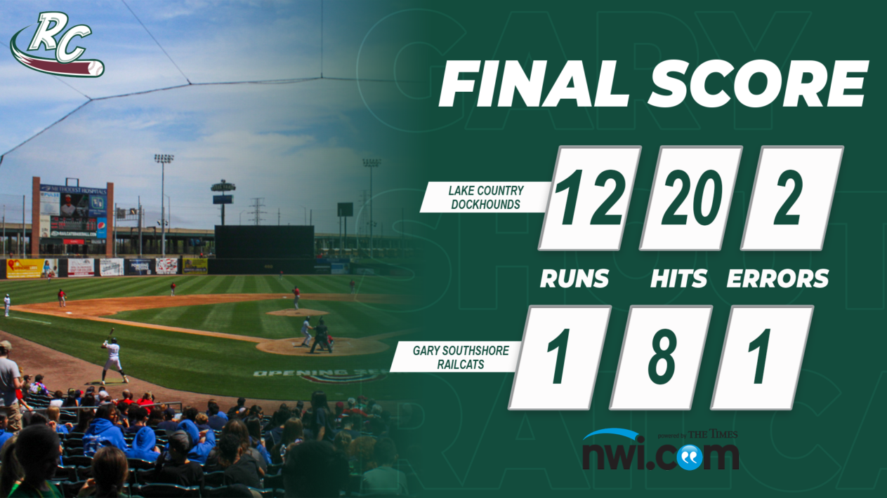 RailCats Defeated 12-1 Against DockHounds