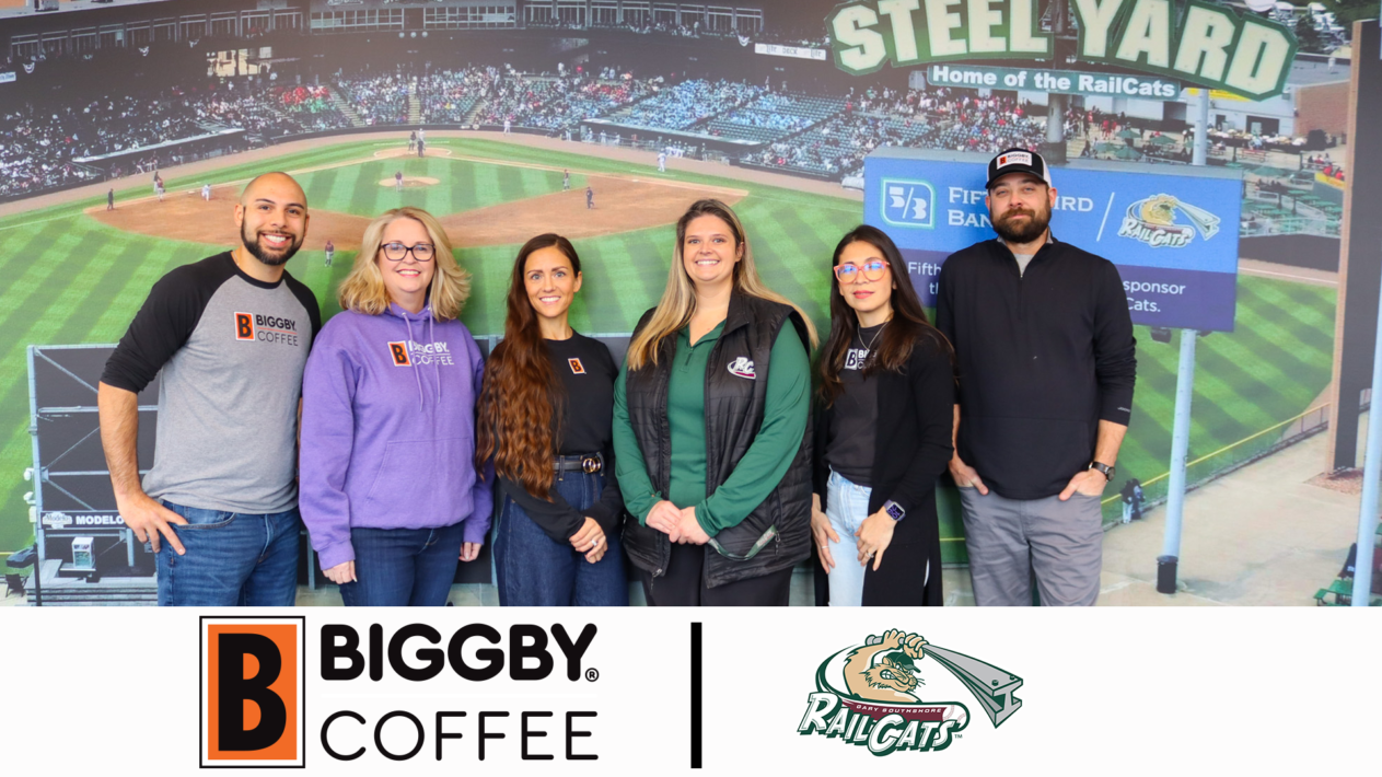 BIGGBY Coffee Joins RailCats as Partner for 2026 Season