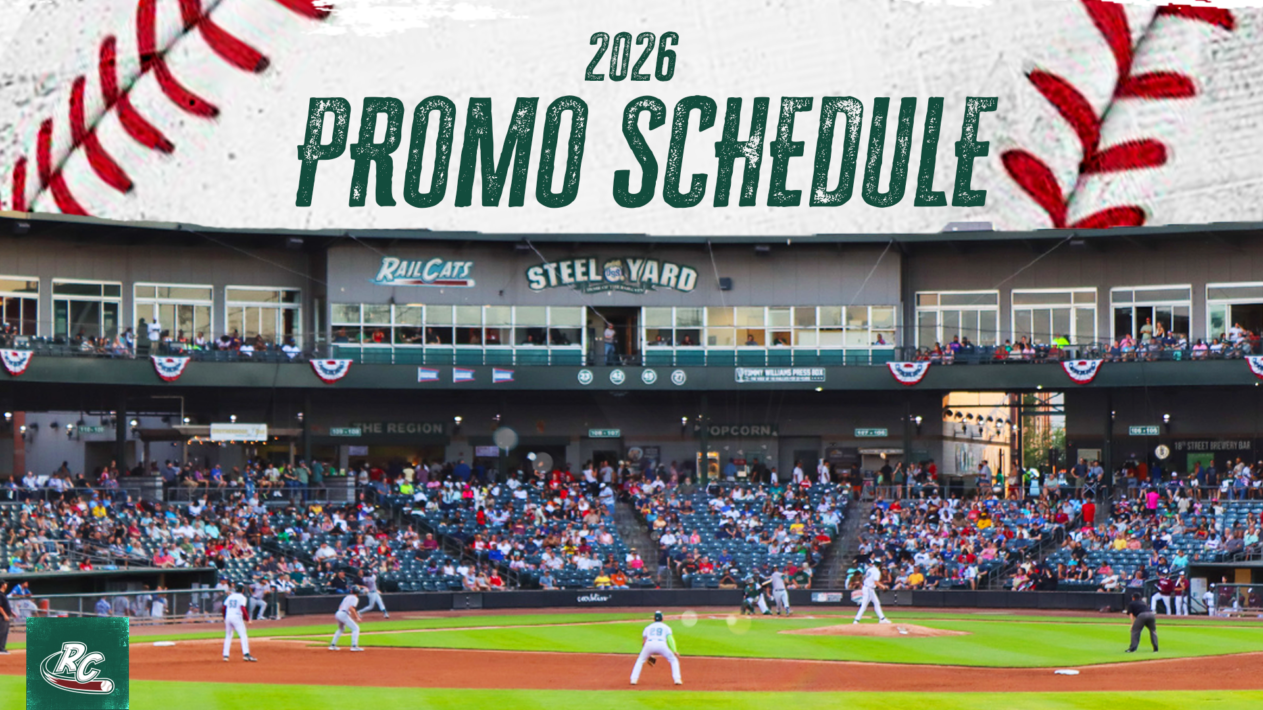 RailCats Announce Their 2026 Promotional Schedule