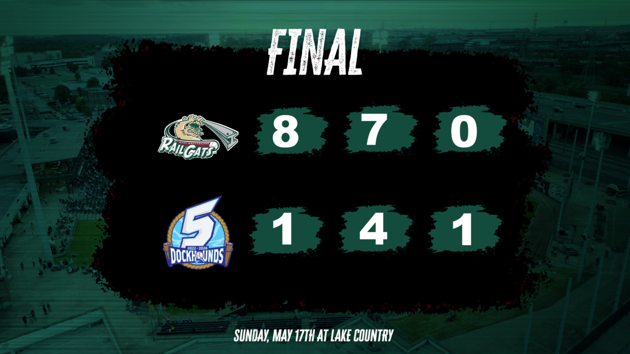 RailCats Defeat Lake Country 8-1 to Capture First Win of the Season