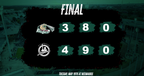 RailCats Can’t Find Big Hit, Drop 4-3 Game
