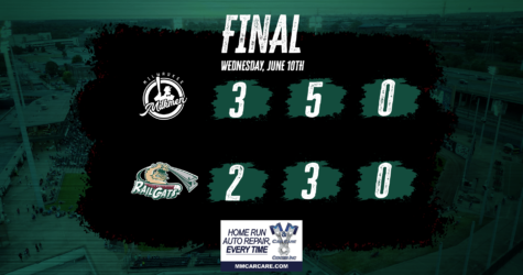 Not Enough Offense Leads to RailCats 3-2 Loss
