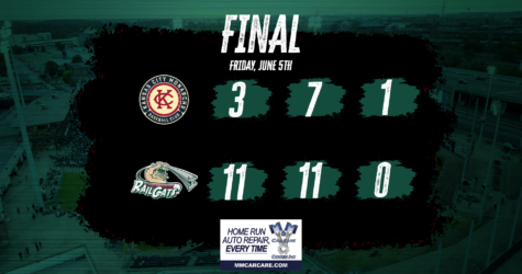 RailCats Power Their Way to Fourth-Straight Win against Kansas City