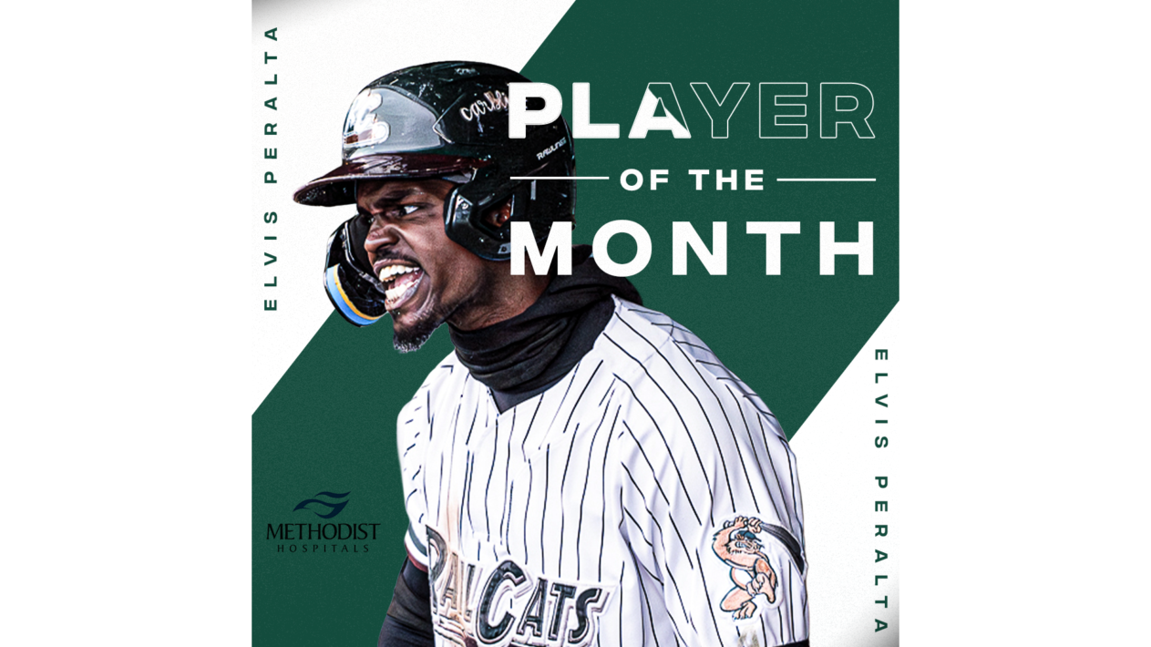 Elvis Peralta Named the Methodist Hospitals May Player of the Month
