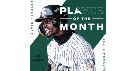 Elvis Peralta Named the Methodist Hospitals May Player of the Month