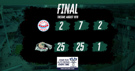 RailCats Set Franchise Record For Runs Scored and Watson Hits For Cycle, 25-2 Final
