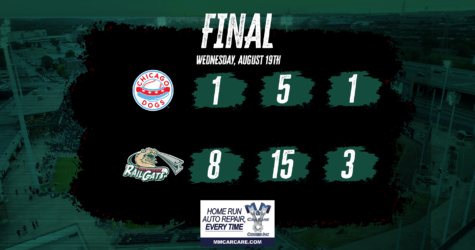 Howell, Watson and Flores Combine for 10 Hits, RailCats Take Series From Dogs