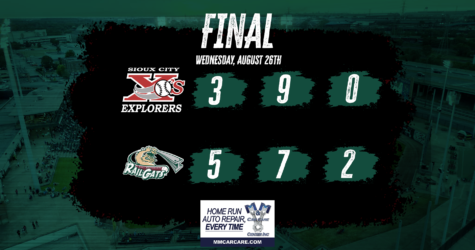 Coats Walks Tightrope as RailCats Squeeze Past Sioux City 5-3
