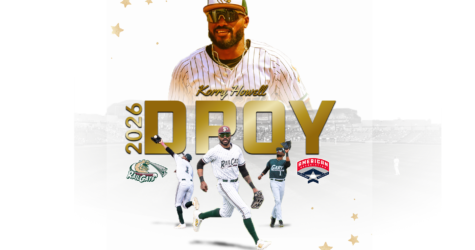 RailCat Outfielder Recognized as Defensive Player of the Year